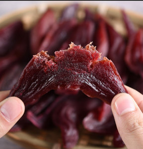 紫薯干软糯地瓜干倒蒸红薯干番薯干广东土特产童年小零食休闲食品