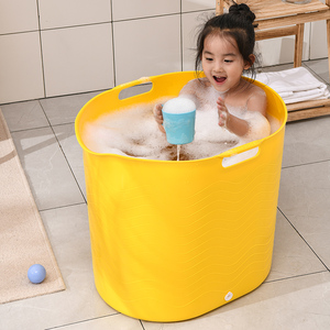 儿童洗澡桶婴儿保温沐浴桶加厚大号洗澡盆宝宝小孩塑料收纳泡澡桶