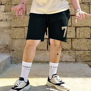 fog7th 22ss加绒短裤fg数字7裤子essential男fearofgog女ess fod