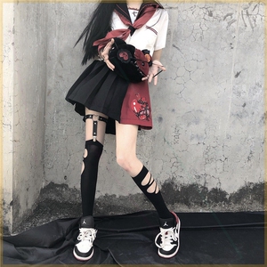jk制服套装裙子全套酷女孩穿搭帅气酷风格女装禁欲黑暗系甜酷暗黑