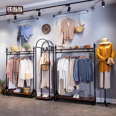 展示架设计服装店女装男装童装商场网红陈列货架装修效果图0人付款