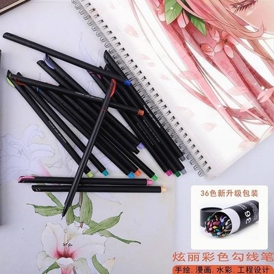 描边笔专业美术儿童国画勾线笔单只学生用美术描绘画专业