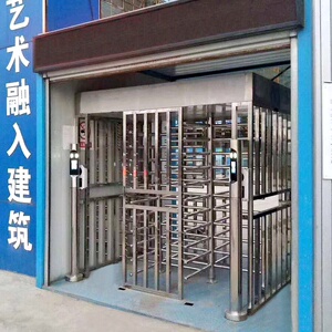 全高转闸人行通道闸电动转闸门半高工地全高转闸机十字单向旋转1