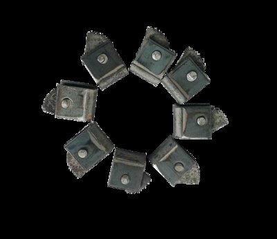 钢筋冷拔丝扁扣中扣圆扣预制场固定卡扣钢筋夹子钢筋固定卡