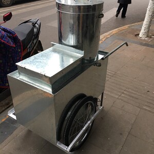 热糍粑机 手摇商用麻糍粑机摆摊c大小型手摇打糯米糍粑机桶保温