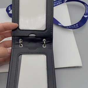 22东方航空东航双钩m证件机组挂绳卡套机场工作证件牌航空双层卡