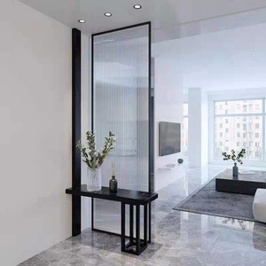 屏风隔断客厅玄关玻璃装饰