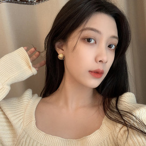 softmountains耳环2022年新款潮全球高考游惑耳钉阿婉wan耳夹耳饰