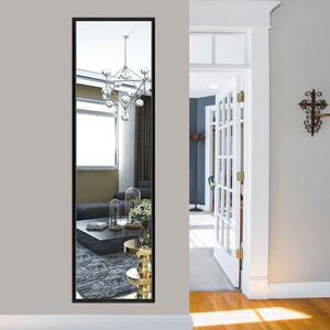 加框全身镜壁挂贴墙家用穿衣镜学生宿舍试衣镜简约悬挂镜子防爆