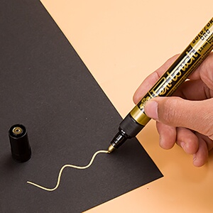 22写p请帖专用笔日本樱花油漆笔签名笔金色签字笔贺卡签到墙请柬