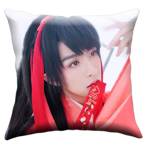 网红小梦c发serm李孟羲抱枕双面定制毛创沙o靠背个性绒意睡觉包邮