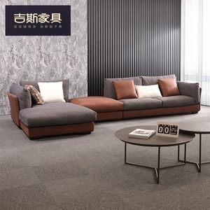 吉斯沙发客厅小户型简约现代科技布沙发北欧家具组合套装布艺沙发
