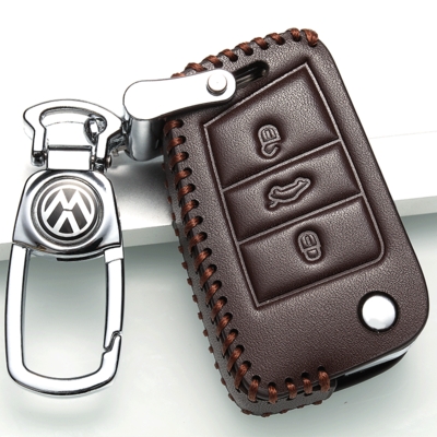 大众朗逸车钥匙套专用2021款2022朗逸plus汽车用品22男21包扣真.