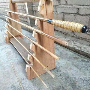 手杆手竿罗汉竹鱼竿手工竹制28调天然老式超轻超细鲫鱼竿钓杆渔具