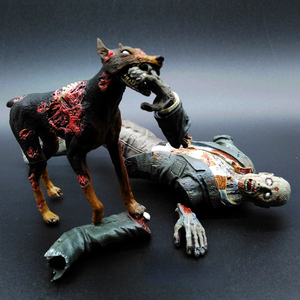 neca 生化危机 僵尸狗 丧尸犬 汉克毒气面具关节可动手办公仔模型