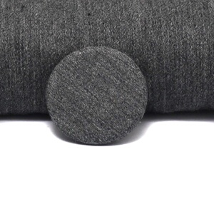 男士西服纽扣精品深灰色平板浅灰色平面型包布k扣子定制