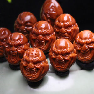 八大恶僧橄榄核手串短圆老油核橄榄胡核雕苏工文玩男女款手链