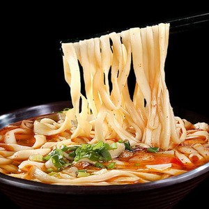 正麦手拍玉带面非油炸营养原味波纹面广西南宁特产