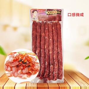 唐人神纯咸味大众红莲香肠450g湖南特产香肠腊味湘西腊肠包邮