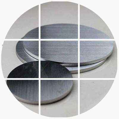 304锈不钢切割圆铁片加工圆形圆环铁板aq3圆垫带孔铁饼片.