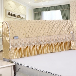 松紧带百搭床头套罩弧形老式灰色夏天大红色靠背垫拆洗黑白1.35米