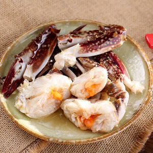 新鲜梭子蟹切蟹块个大饱满蟹肉充盈 火锅烧烤食材海鲜水产切蟹