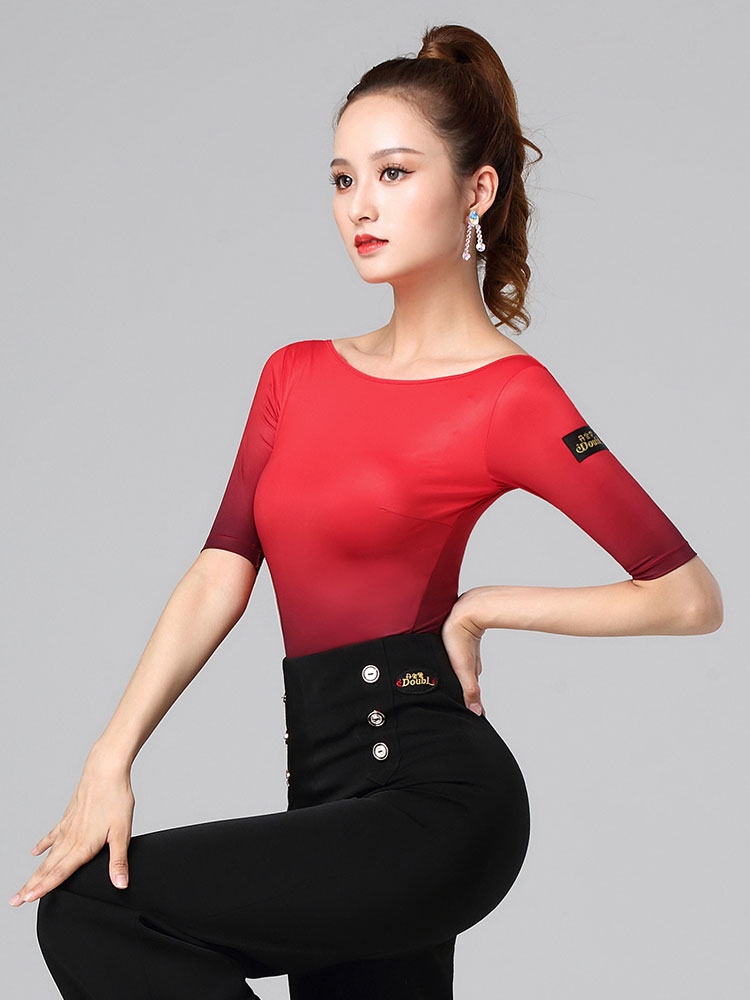 形体服女上衣露背性感