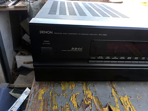 日本进口二手家用功放天龙avc-2800 5.1av功放大功率功放有内部图