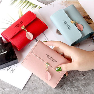 女士钱包女小钱包女短款ins新款时尚网红多功能三折简单