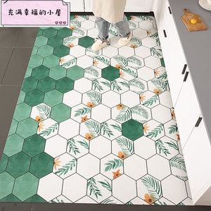 厨房防水地滑地革pvc地胶商用耐磨家用塑胶水泥地板垫厕所贴纸厚4