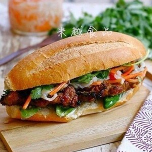 10cai越南特色面包 bánh m?纯手工面包法棍无糖无肉馅原味包邮