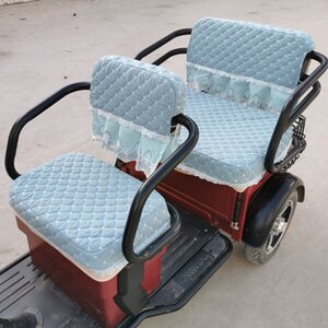 适用于爱玛乐途t2三轮车座套h1米菲s2小鸟电动坐垫套四季通用k包