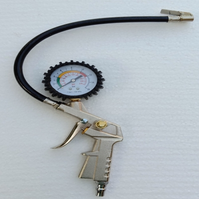 摩托接头电充气打气表a带胎压嘴力汽车工具加气动车嘴头轮胎气压.