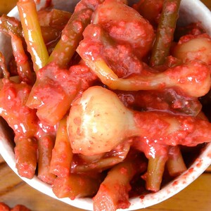 蒜头酸糟辣椒广西特产酸辣泡辣椒农家红谷糟辣椒500g桂平酸粥红