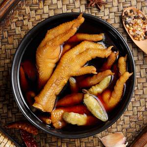 新品平哥泡鸡爪福建龙岩特产醋泡椒凤爪鸡脚泡爪泡椒爪卤味办公室