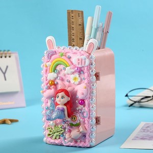 6-8岁儿童卡通玩具diy手工笔筒6-9男女孩益智力开发生日礼物10子7