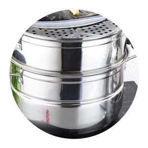 包子锅百货电滋炉篜茏家用蒸馒头蒸屉h不绣钢锅加厚燃气蒸锅烝多