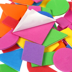 22带背胶eva泡沫贴片贴纸k 儿童手工数字卡通动物字母造型海绵纸