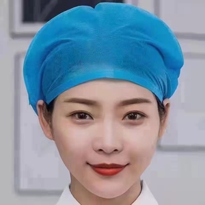 医用一次性帽子圆顶平顶护士帽医生帽内胆帽