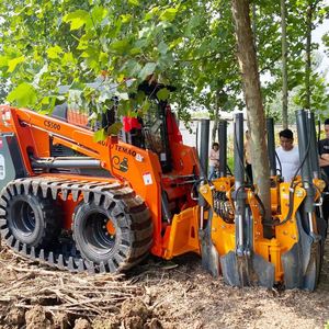 常青挖树机厂家80液压移树机一分钟一棵树园林苗木移栽机快速断根