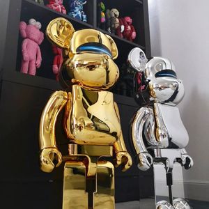 bearbrick400% 暴力熊空山基初代联名积木熊潮牌玩偶公仔手办盲盒