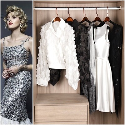 装饰摆件女衣服