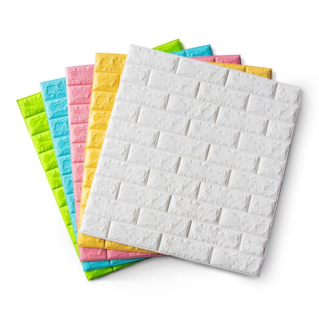 装修材料防水可贴自墙面粘墙纸擦洗立体泡沫壁纸s防潮装饰翻新3d