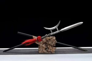 武术器械---青龙戟 单戟 大戟 枪戟 盘龙戟 吕布戟 单月戟 花纹钢