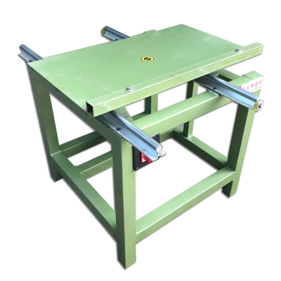 木工齐头锯精密导轨截断推台锯床专业横截料锯床双端断料推锯厂11