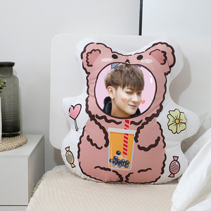 黄子韬娃娃人型定制玩偶人脸公仔真人像来图定做diy照片男友抱枕