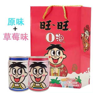 旺旺O泡果奶旺仔牛奶245ml*12罐哦泡果奶原味混合装整箱营养饮料