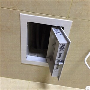 合金卫生间下水道管检查口家用c装饰盖浴缸墙体管道井检修门.
