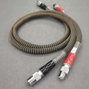 00德国电工站淘宝丹麦杜兰duelund方芯银合金油浸rca xlr信号线宁静