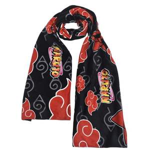 火影忍者围巾宇智波鼬动漫周边双面绒青少年学生男女冬季保暖围脖